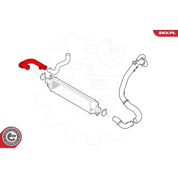 Kompresoriaus padavimo žarna ESEN SKV 24SKV568
