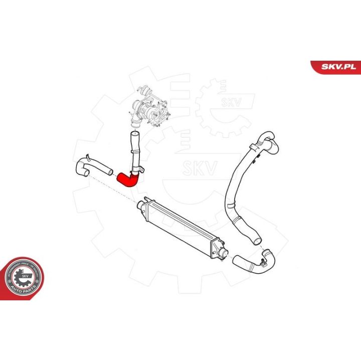 Kompresoriaus padavimo žarna ESEN SKV 24SKV580