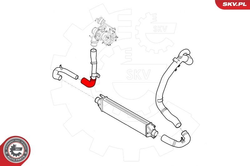 Kompresoriaus padavimo žarna ESEN SKV 24SKV580