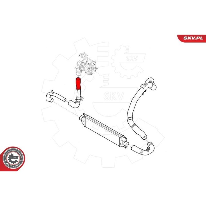 Kompresoriaus padavimo žarna ESEN SKV 24SKV581