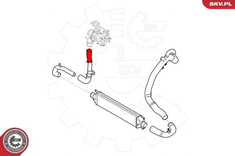 Kompresoriaus padavimo žarna ESEN SKV 24SKV581