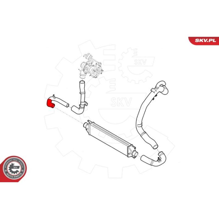 Kompresoriaus padavimo žarna ESEN SKV 24SKV582