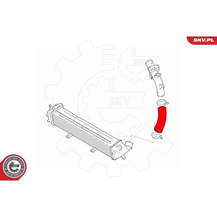Kompresoriaus padavimo žarna ESEN SKV 24SKV584