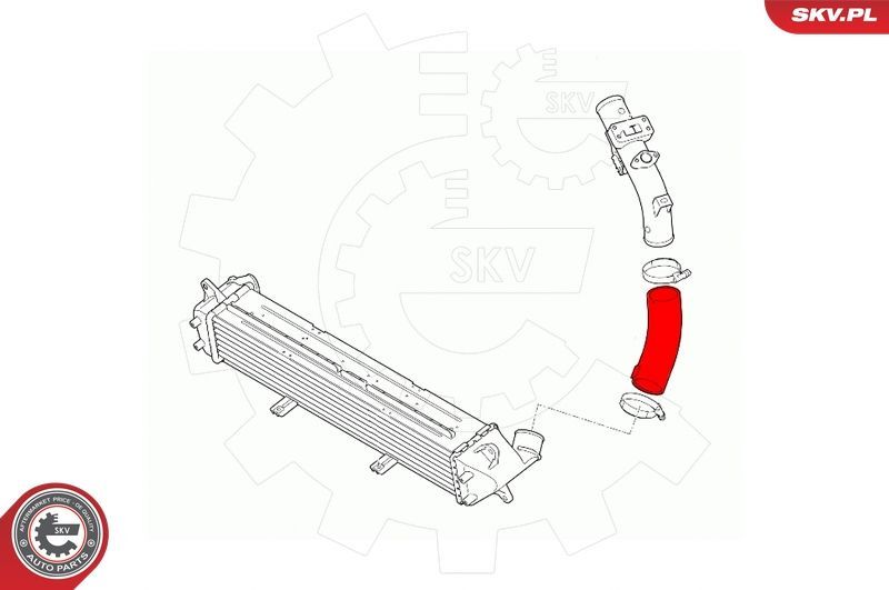 Kompresoriaus padavimo žarna ESEN SKV 24SKV584