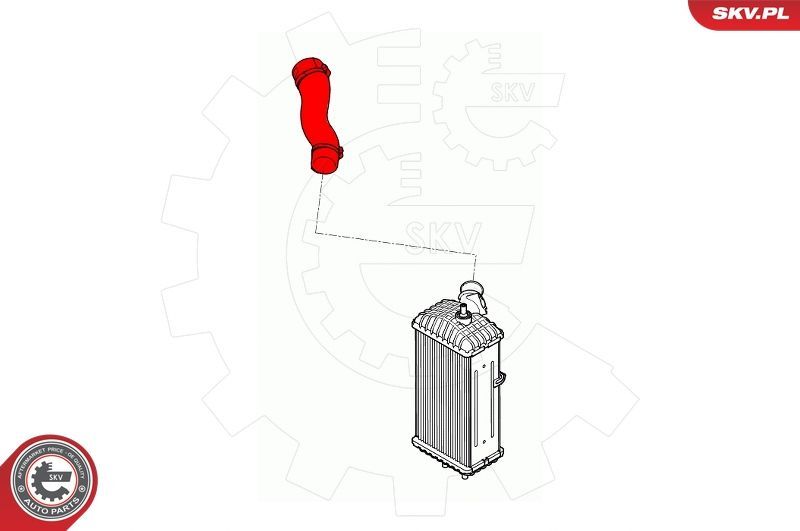 Kompresoriaus padavimo žarna ESEN SKV 24SKV587