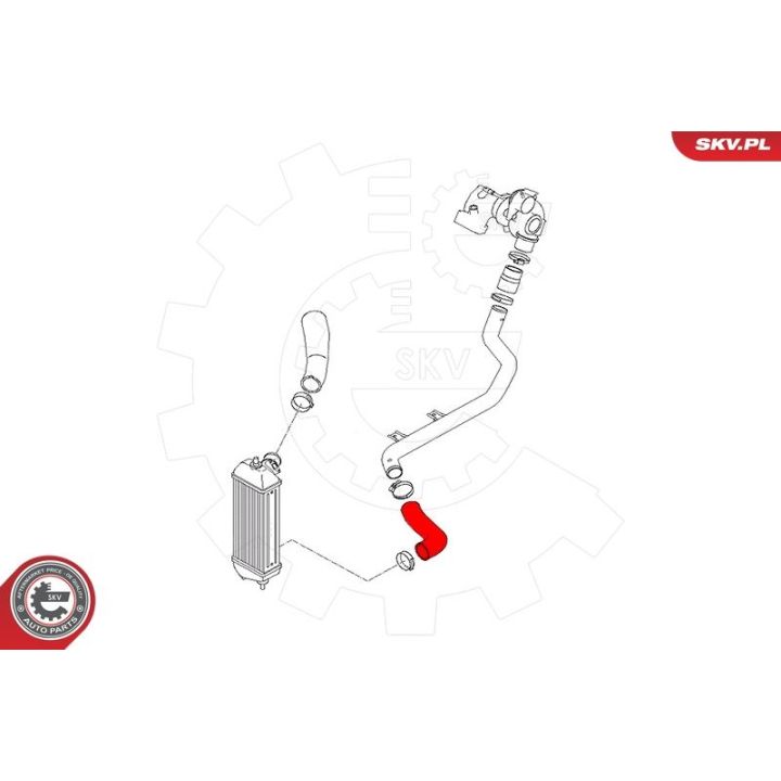Kompresoriaus padavimo žarna ESEN SKV 24SKV588