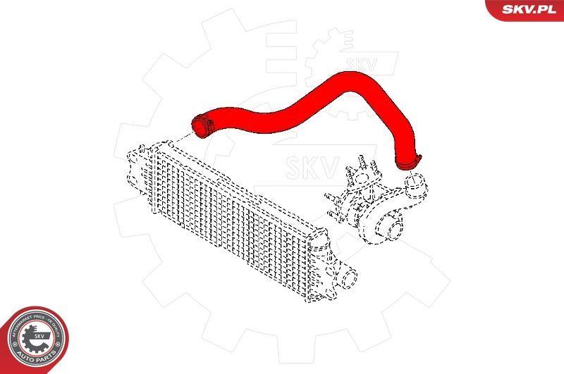 Kompresoriaus padavimo žarna ESEN SKV 24SKV593