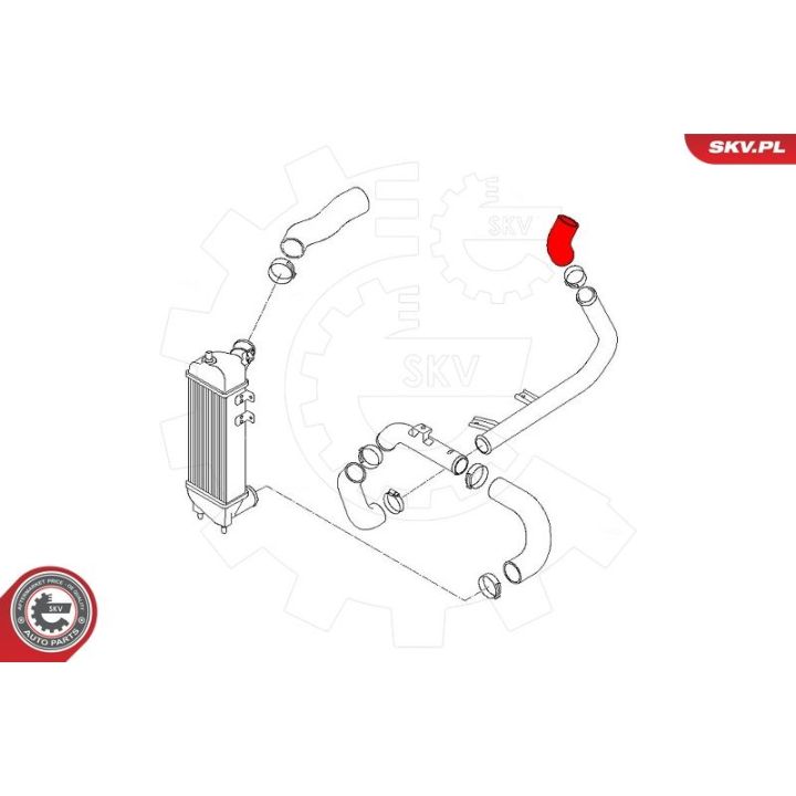 Kompresoriaus padavimo žarna ESEN SKV 24SKV598