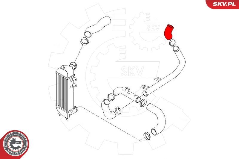 Kompresoriaus padavimo žarna ESEN SKV 24SKV598