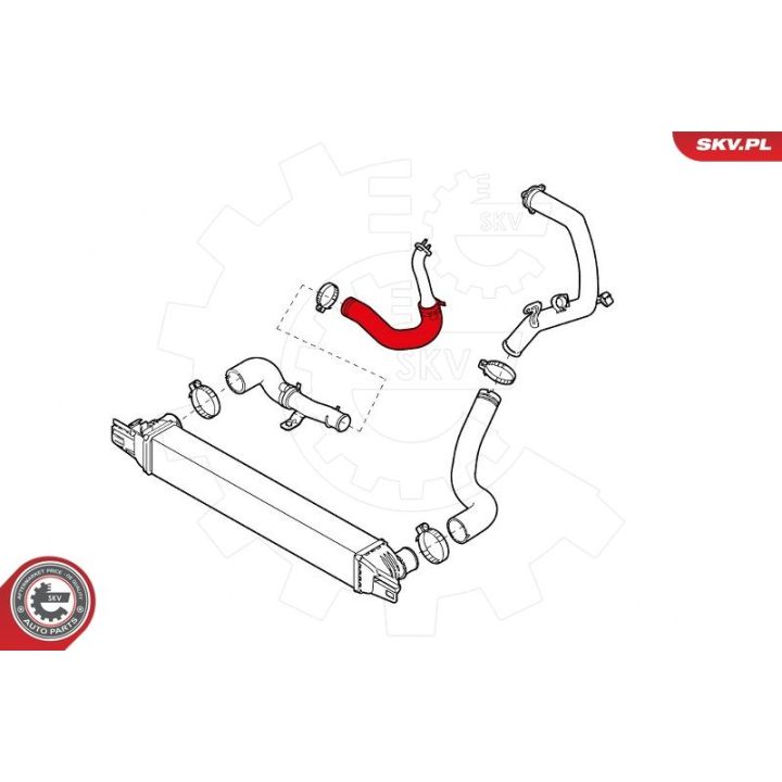 Kompresoriaus padavimo žarna ESEN SKV 24SKV660