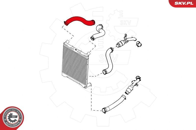 Kompresoriaus padavimo žarna ESEN SKV 24SKV666