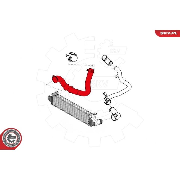 Kompresoriaus padavimo žarna ESEN SKV 24SKV669