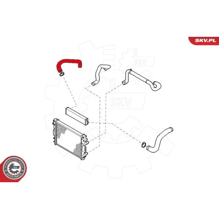 Kompresoriaus padavimo žarna ESEN SKV 24SKV679
