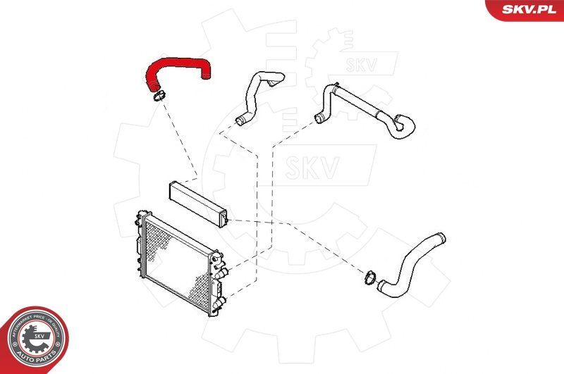 Kompresoriaus padavimo žarna ESEN SKV 24SKV679