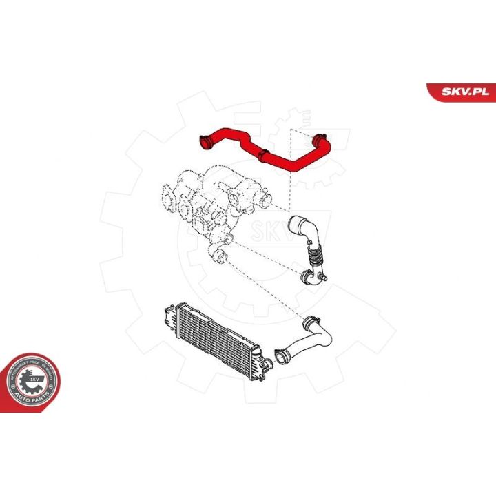 Kompresoriaus padavimo žarna ESEN SKV 24SKV683