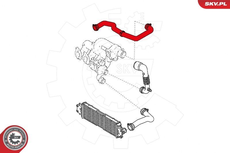 Kompresoriaus padavimo žarna ESEN SKV 24SKV683