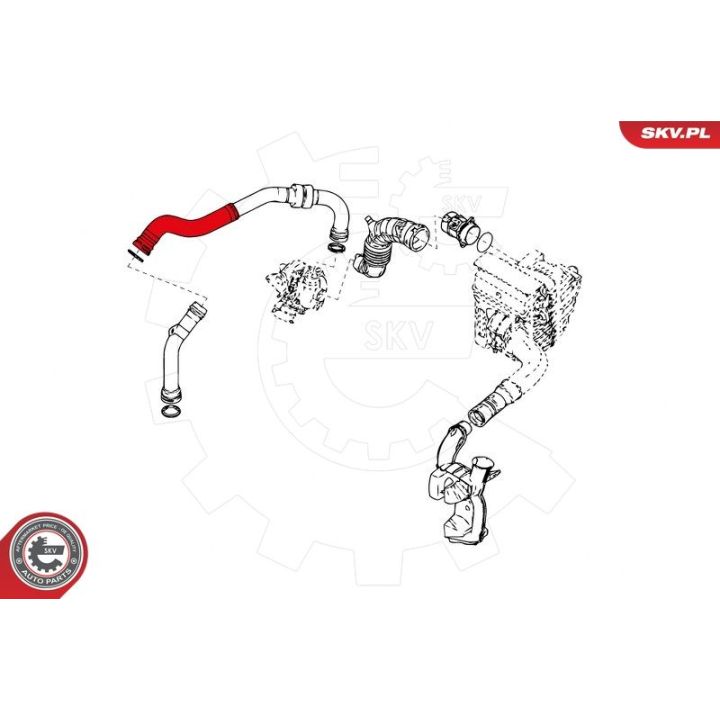 Kompresoriaus padavimo žarna ESEN SKV 24SKV684