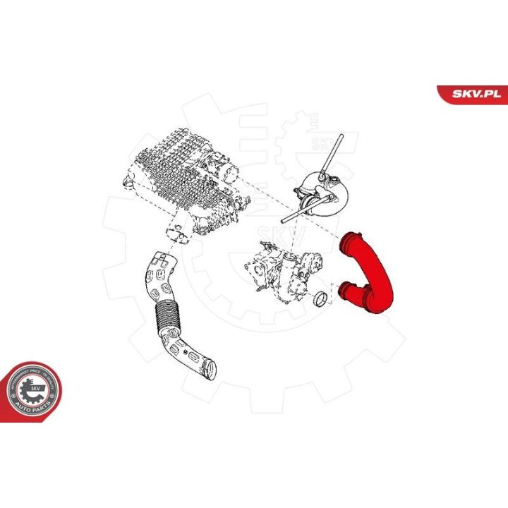Kompresoriaus padavimo žarna ESEN SKV 24SKV729
