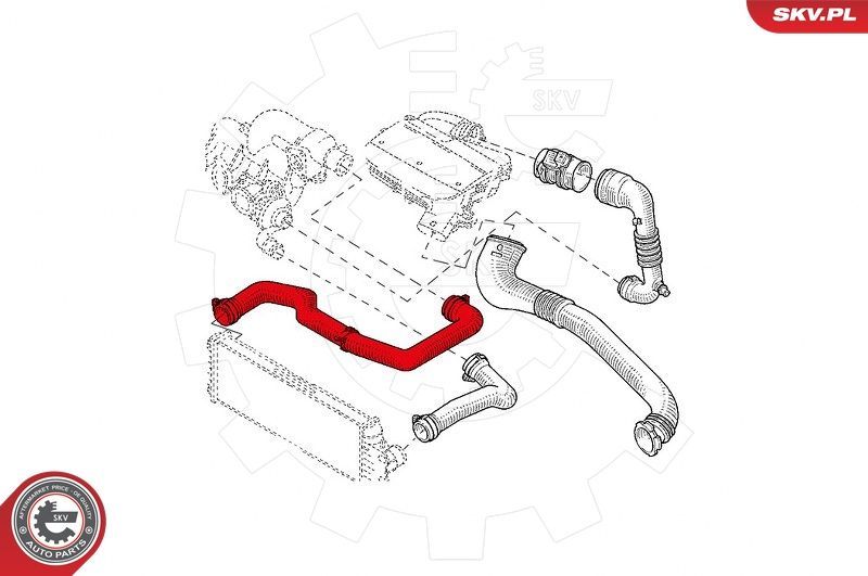 Kompresoriaus padavimo žarna ESEN SKV 24SKV742