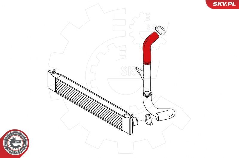 Kompresoriaus padavimo žarna ESEN SKV 24SKV769