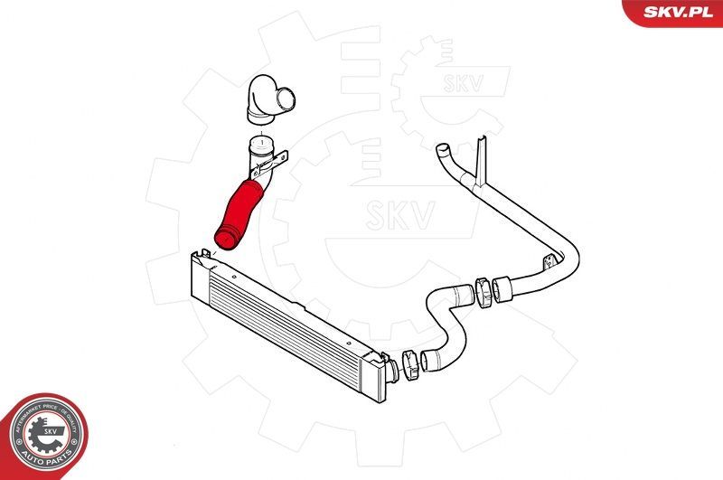 Kompresoriaus padavimo žarna ESEN SKV 24SKV782