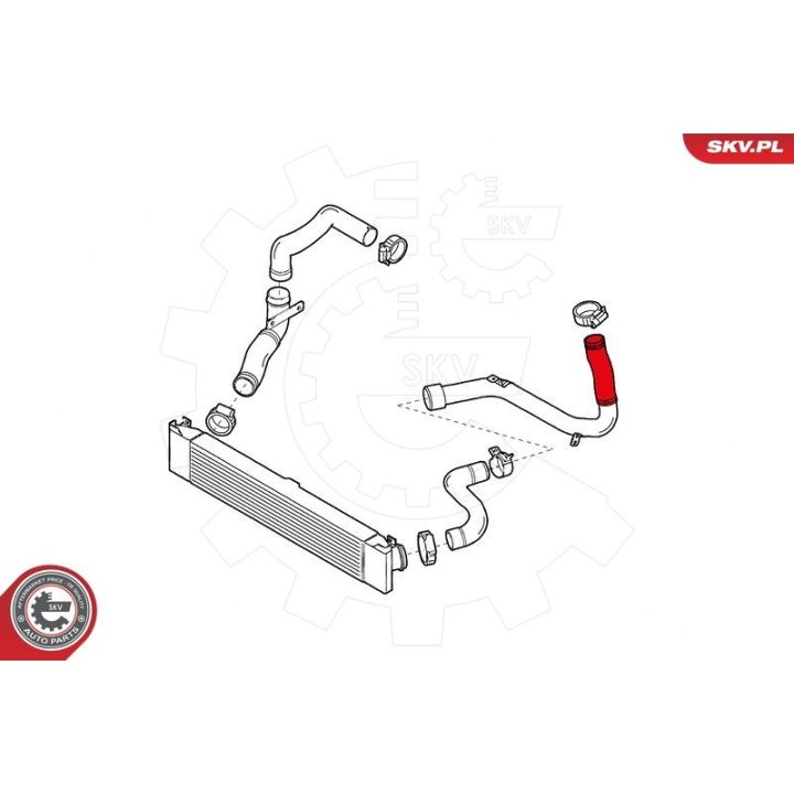 Kompresoriaus padavimo žarna ESEN SKV 24SKV786