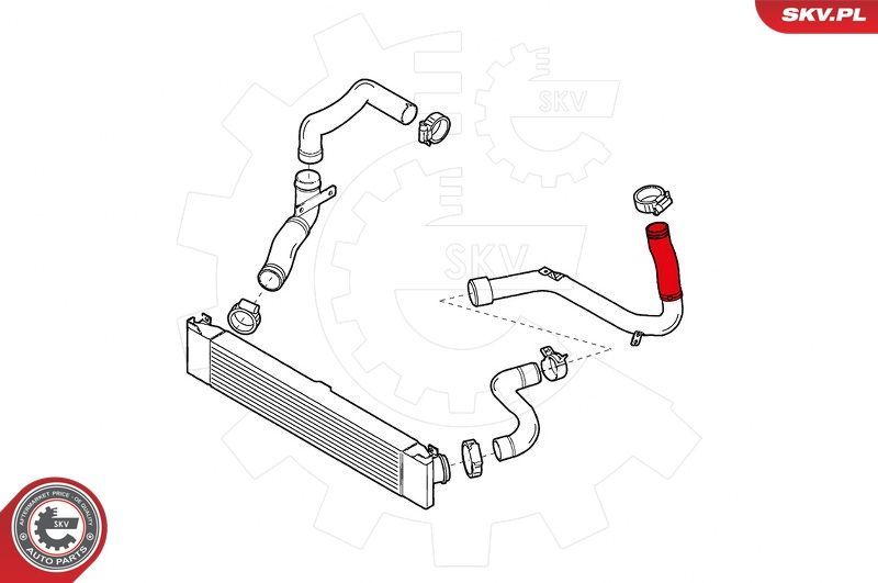 Kompresoriaus padavimo žarna ESEN SKV 24SKV786