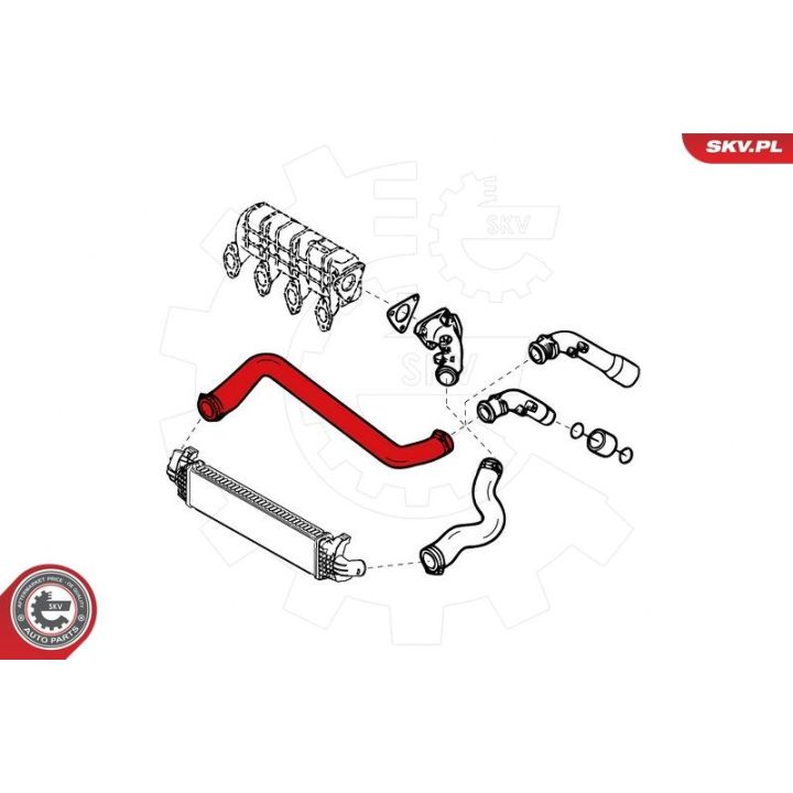 Kompresoriaus padavimo žarna ESEN SKV 24SKV791