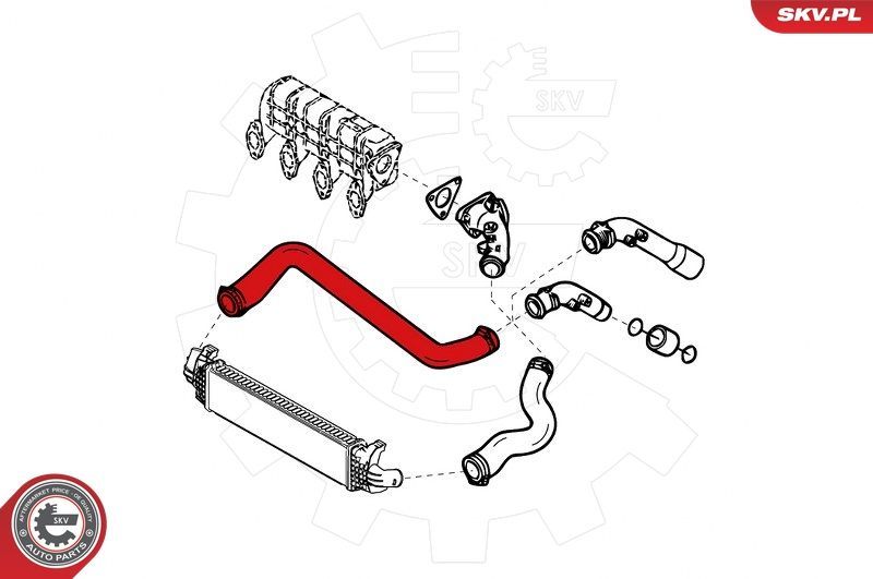 Kompresoriaus padavimo žarna ESEN SKV 24SKV791