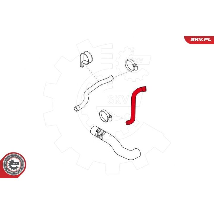 Kompresoriaus padavimo žarna ESEN SKV 24SKV794