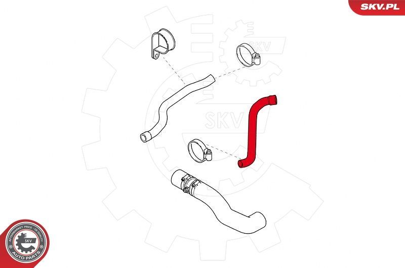 Kompresoriaus padavimo žarna ESEN SKV 24SKV794