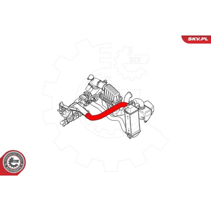 Kompresoriaus padavimo žarna ESEN SKV 24SKV795