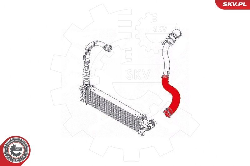 Kompresoriaus padavimo žarna ESEN SKV 24SKV796