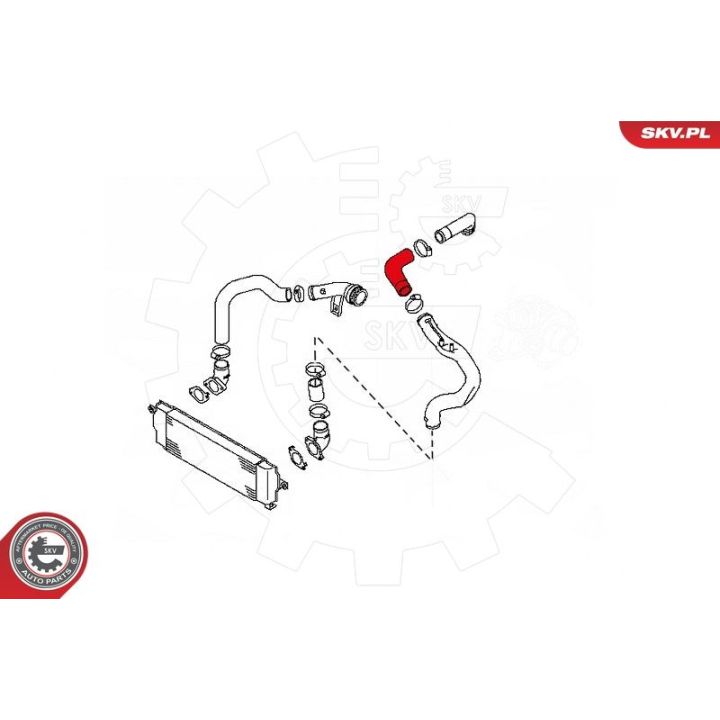 Kompresoriaus padavimo žarna ESEN SKV 24SKV798