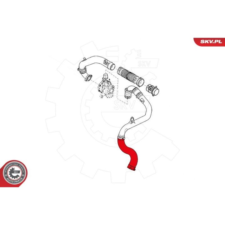 Kompresoriaus padavimo žarna ESEN SKV 24SKV810