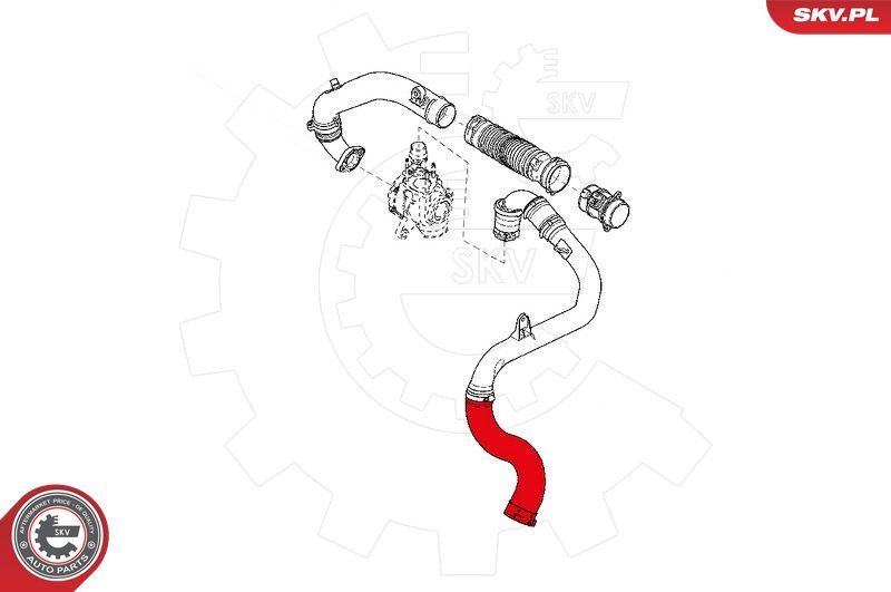 Kompresoriaus padavimo žarna ESEN SKV 24SKV810