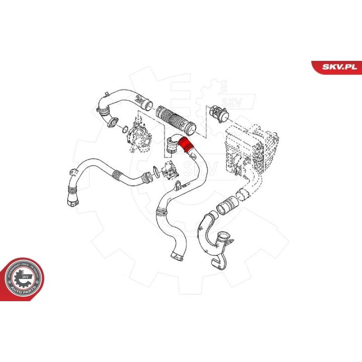 Kompresoriaus padavimo žarna ESEN SKV 24SKV811