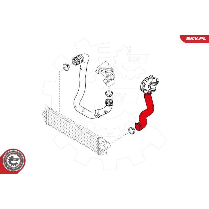 Kompresoriaus padavimo žarna ESEN SKV 24SKV814