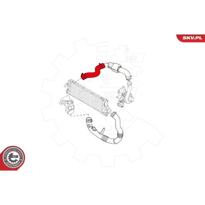 Kompresoriaus padavimo žarna ESEN SKV 24SKV815