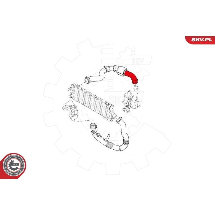 Kompresoriaus padavimo žarna ESEN SKV 24SKV816