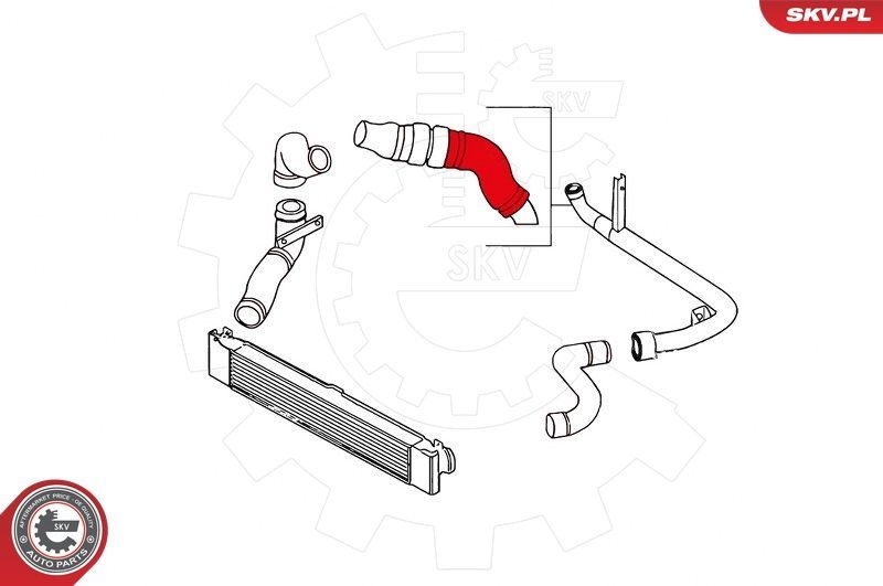 Kompresoriaus padavimo žarna ESEN SKV 24SKV819