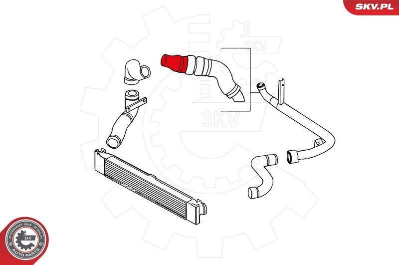 Kompresoriaus padavimo žarna ESEN SKV 24SKV820