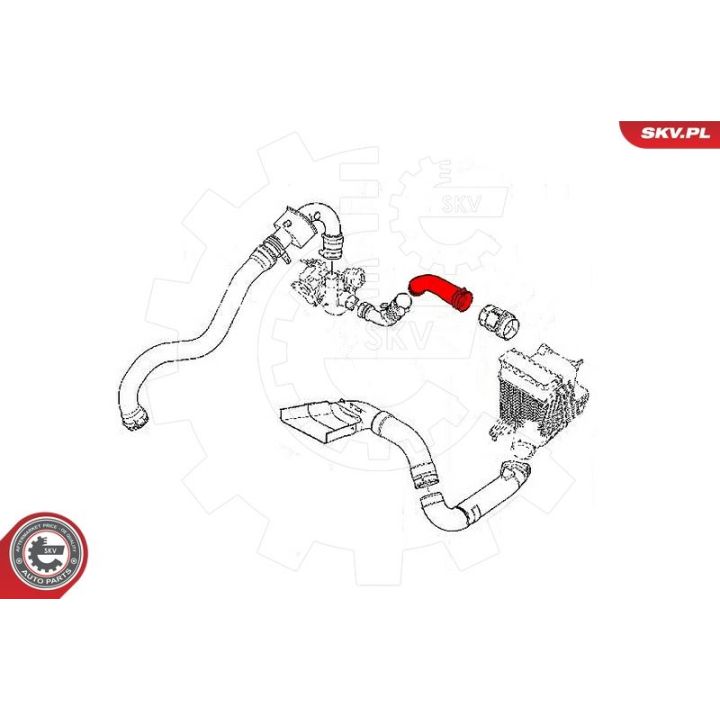 Kompresoriaus padavimo žarna ESEN SKV 24SKV826