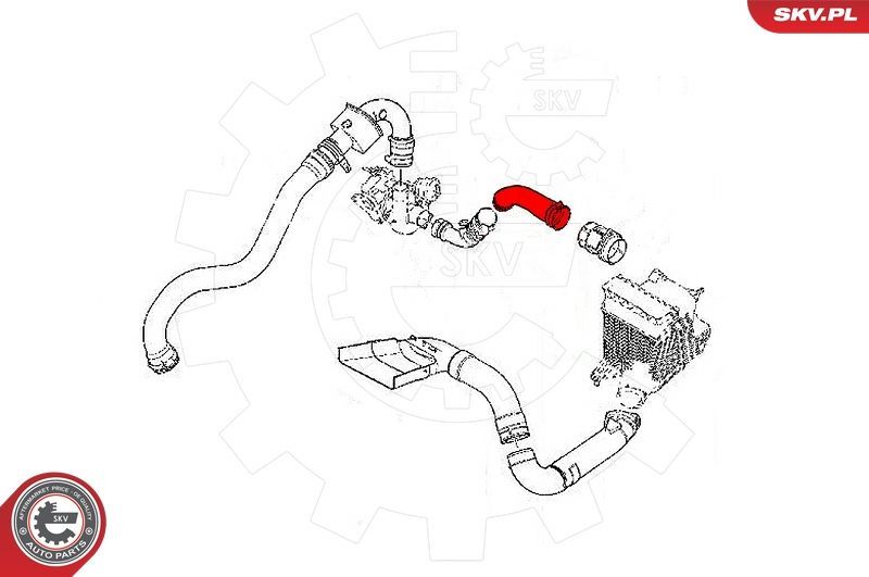 Kompresoriaus padavimo žarna ESEN SKV 24SKV826