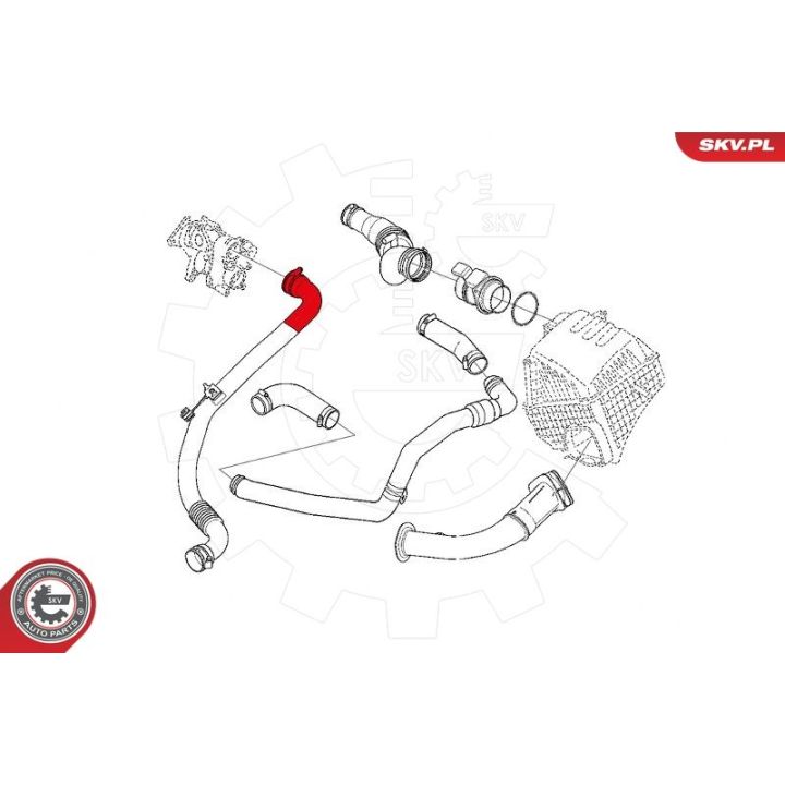 Kompresoriaus padavimo žarna ESEN SKV 24SKV828