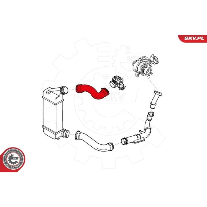 Kompresoriaus padavimo žarna ESEN SKV 24SKV829
