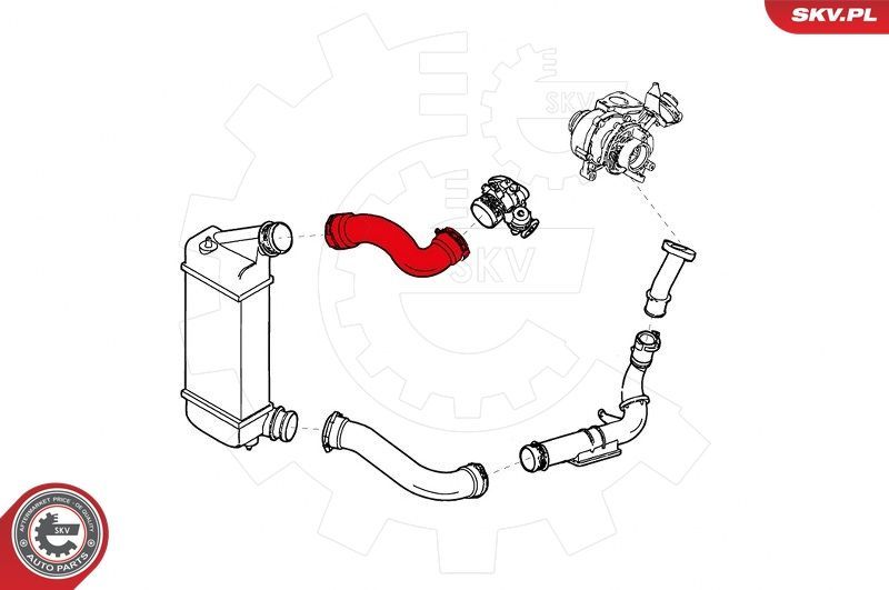 Kompresoriaus padavimo žarna ESEN SKV 24SKV829