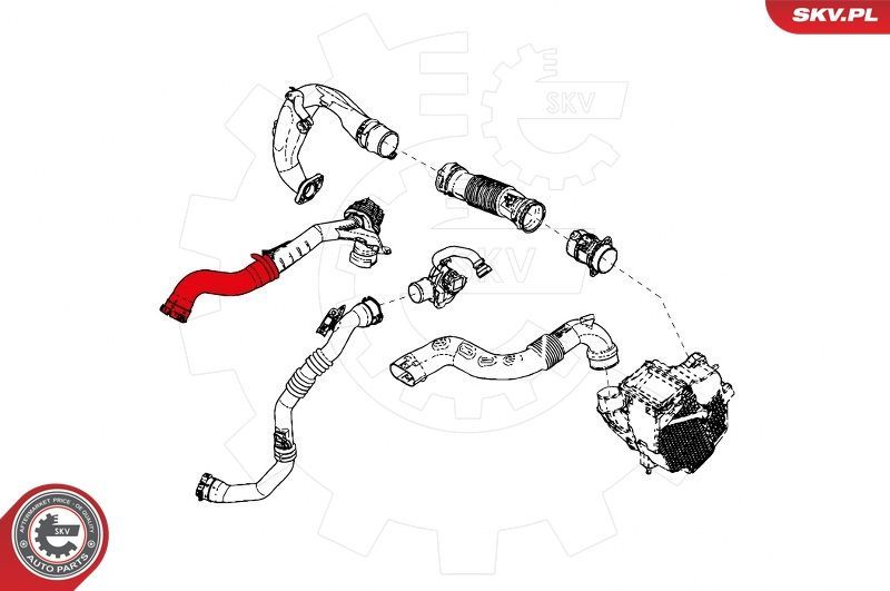 Kompresoriaus padavimo žarna ESEN SKV 24SKV832