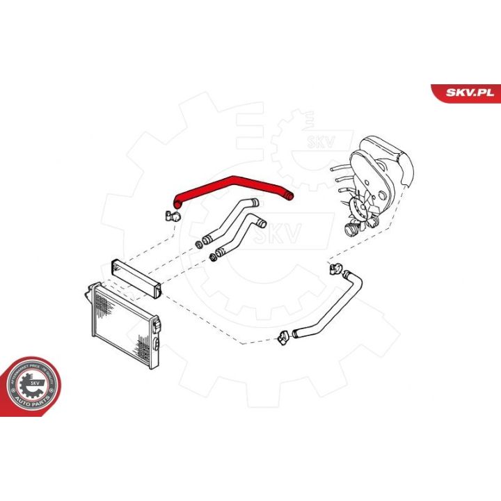 Kompresoriaus padavimo žarna ESEN SKV 24SKV837