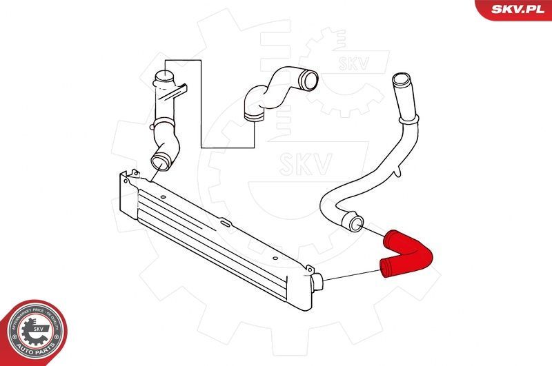 Kompresoriaus padavimo žarna ESEN SKV 24SKV838